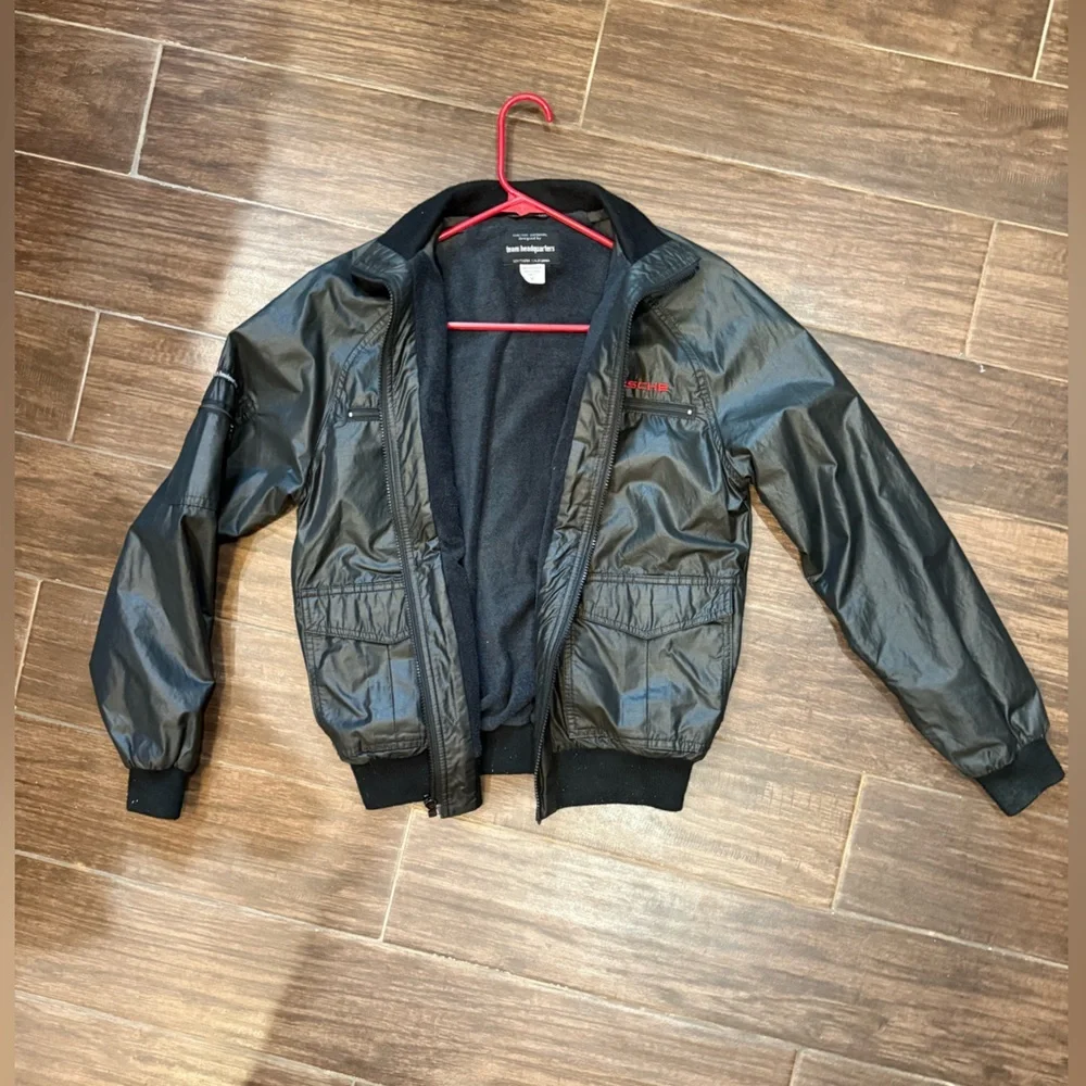 Porsche Black Bomber Jacket - Picture 3 of 7